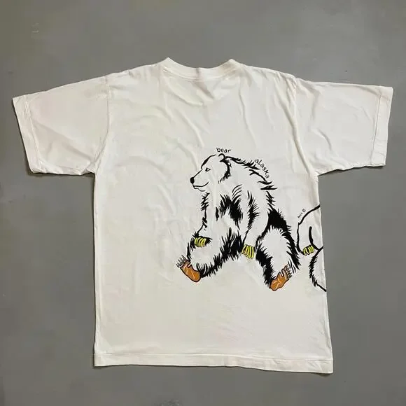 Vintage 90s Becik Designs Polar Bear T-Shirt Single-Stitch Graphic Tee XL - Picture 2 of 6